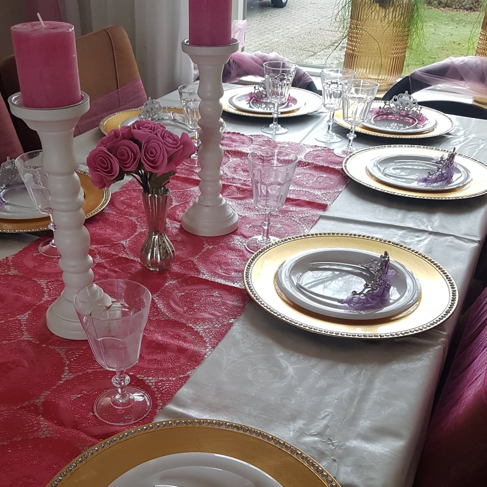 Prinsessen tafelaankleding
