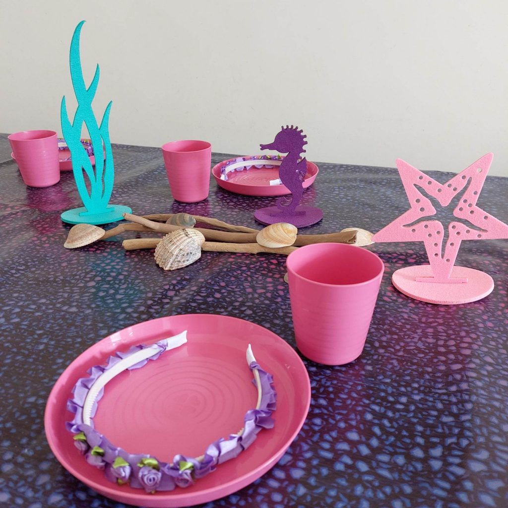 Zeemeermin tafelaankleding