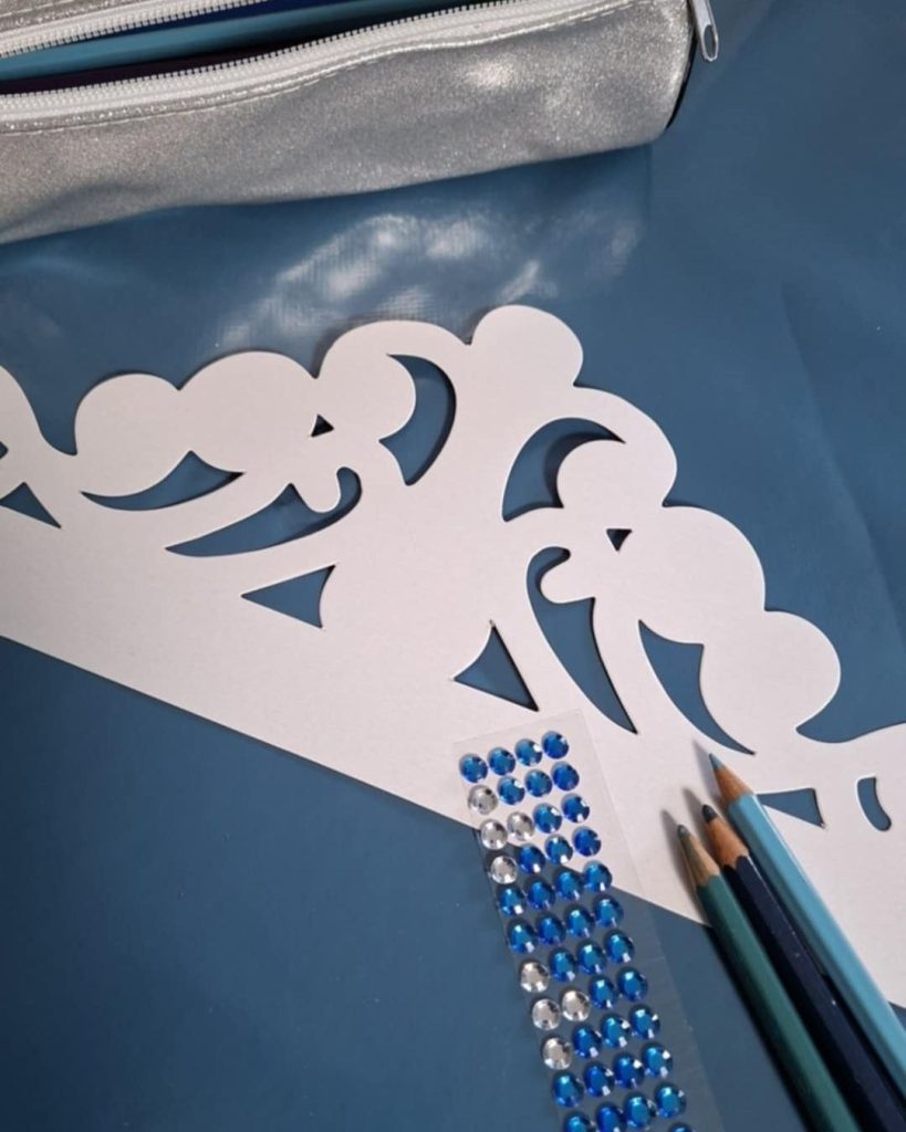 Winterprinses tiara knutsel