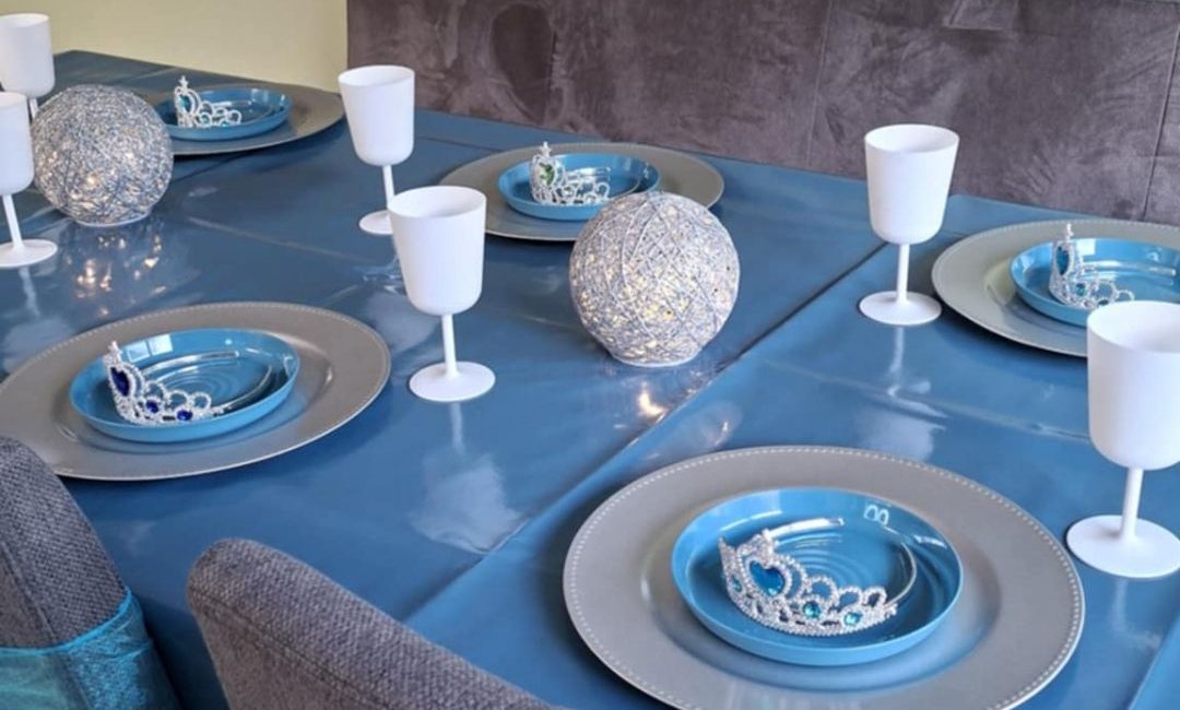 Winterprinses tafelaankleding