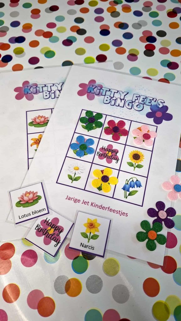 Magische kattenfeestbingo