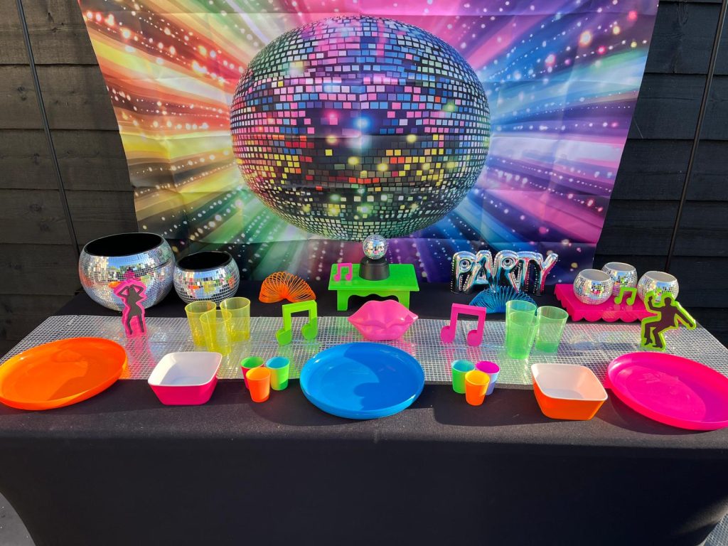 Disco feesttafel